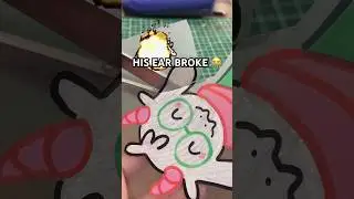 Epic fail? 😔 #shrinkydinks #deltarune #ralsei #fyp #viral #art #fanart #undertale #keychain #cute