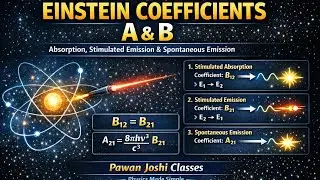 Einstein Coefficients A and B| Absorption, Emission| Notes & Explanation| Engineering Physics| BSc