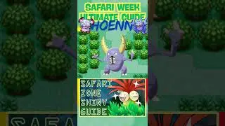 What Pok&eacute;mon to Shiny Hunt in Hoenn - Safari Week