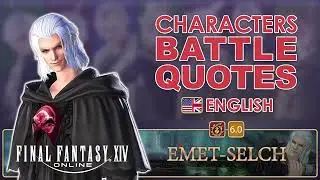 FFXIV - Characters Battle Quotes: Emet-Selch (English Voice)
