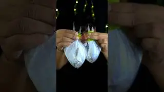 Fish Fry In Banana Leaf 🌱 Pomfret Fish Recipe🐟  #shorts #youtubeshorts