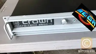 Crown macrotech 3600 para grabes de Sonido mega Tony Hernandez