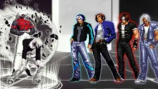 [Mugen KOF] Orochi Iori XIII Wf Lv1, Lv12 Vs Kyo Kusanagi Combos (impossible)