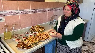 İdda ediyorum pratik bir tatlı‼️ magnolia tarifi puf puf kabaran poğaçalar köyde misafir hazırlığı