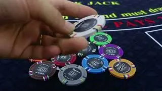 Wholesale14Gram Clay Poker Chips Professional 40mmChips Custom Sticker for Texas Blackjack Casino