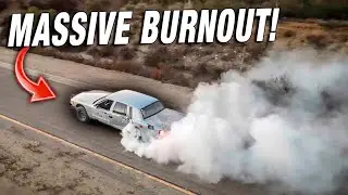 My JUNKYARD Race Car Burns It Down In The 2020 Burnout Challenge!