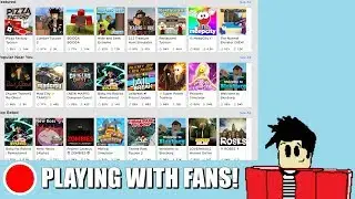 🔴 PLAYING WHAT YOU GUYS WANT!!! |  ROBLOX WITH FANS *LIVE*