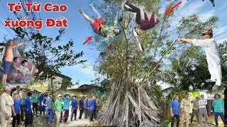 Nhóm Thiện Nguyện Cưa Cây Bồ Đề Hơn Trăm Năm. Bất Ngờ Thợ Cưa Chợt Chân Rớt Xuống 