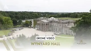 Wynyard Hall Wedding Venue Drone - Magnificent and Historic Stately Home