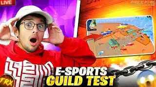 🔴BIGGEST E-SPORTS GUILD TEST ON LIVE 🔥 FREE FIRE MAX #shorts #freefire #trending