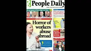 Newspapers Review Friday, January 24th.#shorts #news #kenya #politics #viralshorts