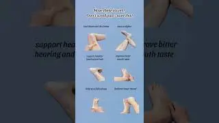 6 Leg & Foot Massage Points That Actually Work (Sleep, Digestion, Mood) #shorts #guashamassage #fpy
