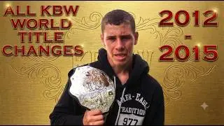 All KBW Wrestling World title changes (2012-2015)