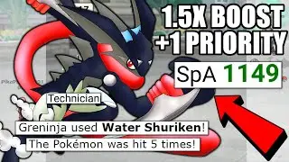TECHNICIAN WATER SHURIKEN GRENINJA IS BROKEN! POKEMON SCARLET AND VIOLET | POKEMON SHOWDOWN