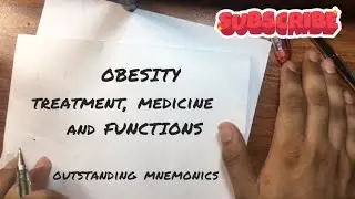 OBESITY | TREATMENT|EASY MNEMONIC ON MEDICINE |PHARMACOLOGY|BIOCHEMISTRY|SEROTONIN |FUNCTIONS