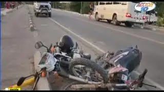 Rivas: Dos motociclistas chocan de frente por Giro indebido y exceso de velocidad