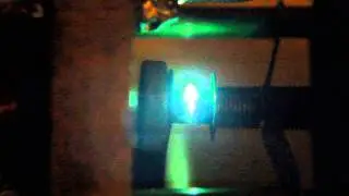 Tesla coil interrupter close up
