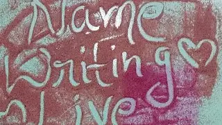sand name writing ✍️ LIVe 🧿✨️😱