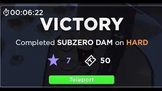 HOW TO BEAT SOLO SUBZERO DAM CHAPTER 1 | ROBLOX Tower Blitz