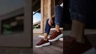 Sneakers for Men: Black Artificial Leather 2021 Spring Autumn Casual Lace Up Fashion Shoes #shorts