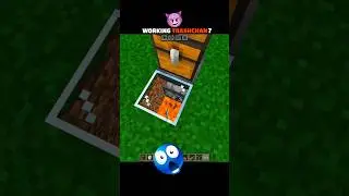 Minecraft Working Trash Machine Build! #shorts #minecraft