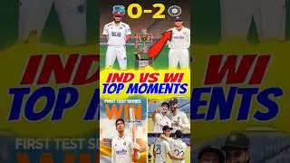 IND VS WI TEST SERIES BEST TOP MOMENTS🤯