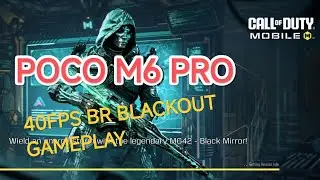 POCO M6 PRO 2024 | 40FPS BR GAMEPLAY BLACKOUT