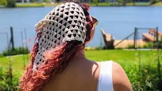 Tejamos una BANDANA a crochet (Paso a paso - Apto principiantes) ✨