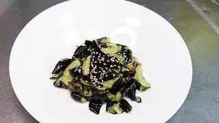 OMAD raw eggplant side dish | how to eat raw eggplant in 5 mins | retain the most nutrients
