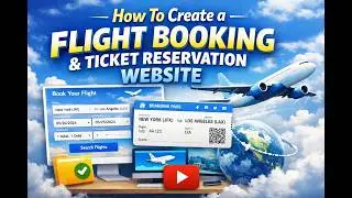 How To Create a Flight Booking & Ticket Reservation Website