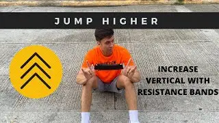 JUMP HIGHER WITH RESISTANCE BANDS (INCREASE VERTICAL EXERCISES) GRIND MOTIVATION WORKOUTS