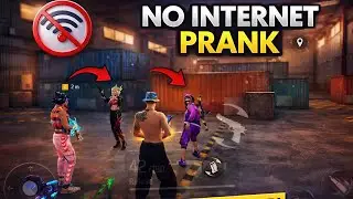No Internet Prank 😱 | Lone Wolf Mode Gameplay 😂 | Free Fire Funny Prank