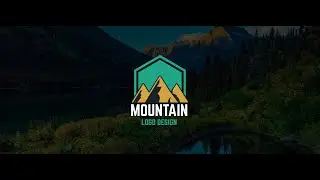 Simple Mountain logo with Basic Shapes tutorial- Adobe Illustrator