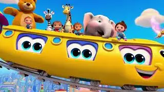 Choo Choo Train Up So High 🚂✨   Flying Train Adventure Animated Video..!!