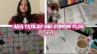 9.Sınıf Ara Tatil Bir G&uuml;nl&uuml;k Vlog #lisegunluklerim#tyt #study #aboneol 