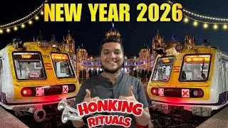 New Year Honking Rituals At Mumbai Csmt ❤️🚂 | 2026 Welcome Honking By Local Trains 🥹 