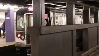 MTA NYC Subway rerouted M train arriving at 2nd Ave