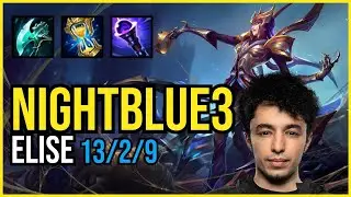 NIGHTBLUE3 - ELISE vs EKKO Jungle - NA Master - Patch 11.4