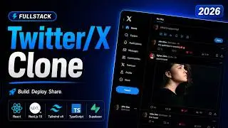 Build & Deploy a Fullstack Twitter/X Clone | React, Next.js 15, Tailwind v4, TypeScript & Supabase
