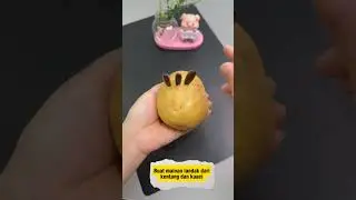 Kreatif buat mainan landak dari kentang dan kuaci#short