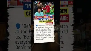 R&uacute;ben Dias Reveals Ronaldo&rsquo;s Powerful Message Before the Euros #football #ronaldo #rubendias