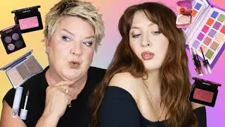 Full face of Kaleidos Makeup