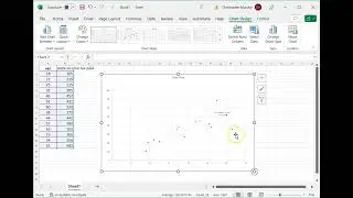 Linear regression and correlation in EXCEL