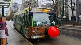 TransLink: 2018 NovaBus LFS HEV #18330/Rudolph On Route 41!
