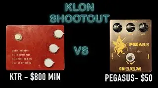 KLON KTR VS CALINE PEGASUS- KLON PEDAL SHOOTOUT #3  - GUITAR PEDAL SHOOTOUT