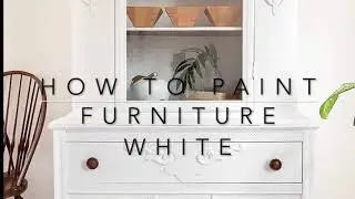How To Paint Furniture White