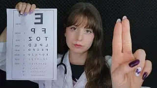 ASMR | Examinado sua visão (com um toque de caos)