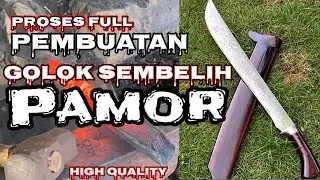 🔥Membuat golok jagal 41CM (PAMOR)