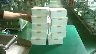 Automatic boxes corner sticker labeller equipment