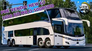 APRESENTAÇÃO E PRÉ VENDA DO MARCOPOLO PARADISO NEW G7 1800 DD! - MB O-500RSDD BY CD3DSHOP!